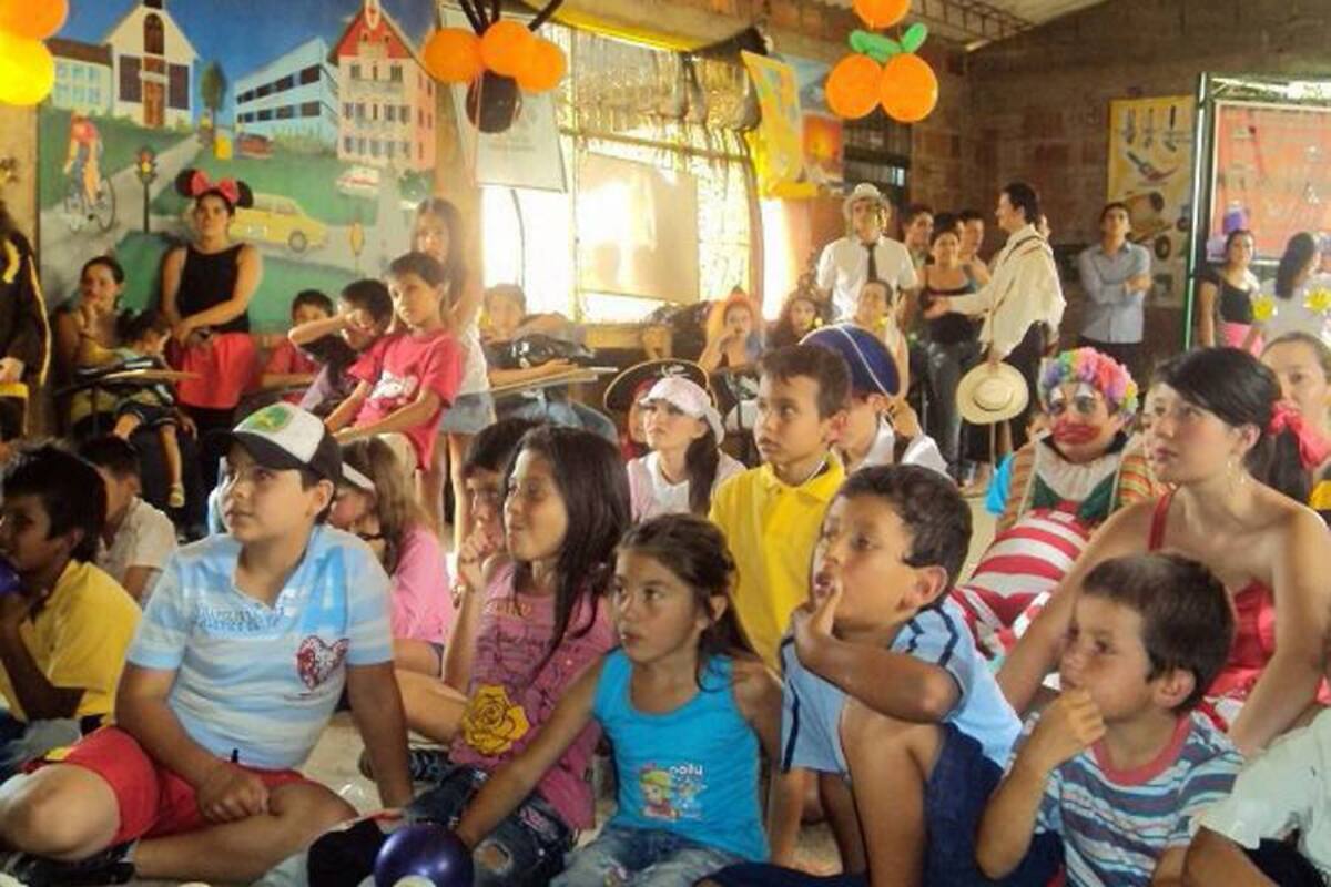 Una tarde divertida vivieron los niños (Foto: Suministrada/VANGUARDIA LIBERAL)