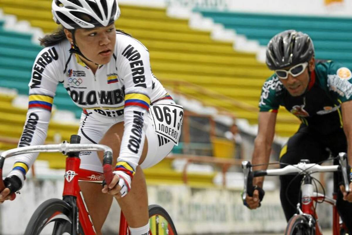 Martha Bayona Pineda, ciclista. (Foto: Archivo / VANGUARDIA LIBERAL)