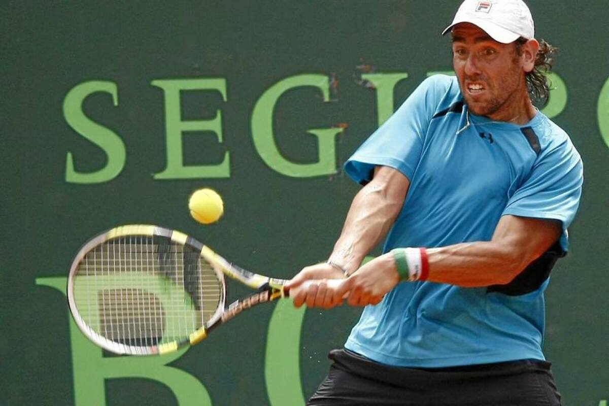 Haciendo gala de un gran juego, el estadounidense Wayne Odesnik derrotó al colombiano Alejandro González en dos sets, con parciales de 6 – 1 y 6 – 3, para clasificarse a la final del Challenger Seguros Bolívar Open de Tenis de Bucaramanga. (Foto: César Flórez / VANGUARDIA LIBERAL)