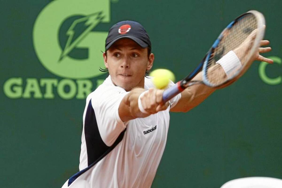 La derrota del colombiano Alejandro González en la semifinal ante el estadounidense Wayne Odesnik prolongó un año más la presencia de un tenista nacional en la final del Seguros Bolívar Open de Tenis de Bucaramanga, que desde 2009 no cuenta con un jugador criollo en la disputa del título. (Foto: César Flórez / VANGUARDIA LIBERAL)
