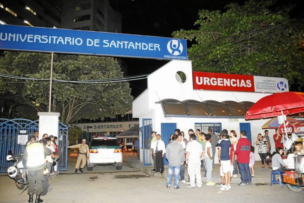 La víctima fue atendida en el servicio de urgencias del Hospital Universitario de Santander, HUS, donde permaneció bajo observación durante 18 horas.