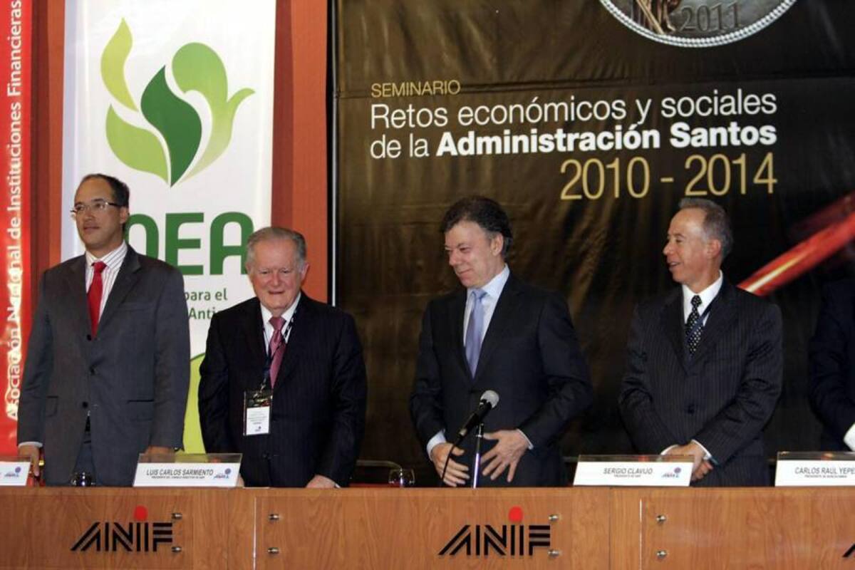 El presidente Juan Manuel Santos acogerá las propuestas hechas por el banquero Luis Carlos Sarmiento para descongestionar la justicia. (Foto: Colprensa/VANGUARDIA LIBERAL)