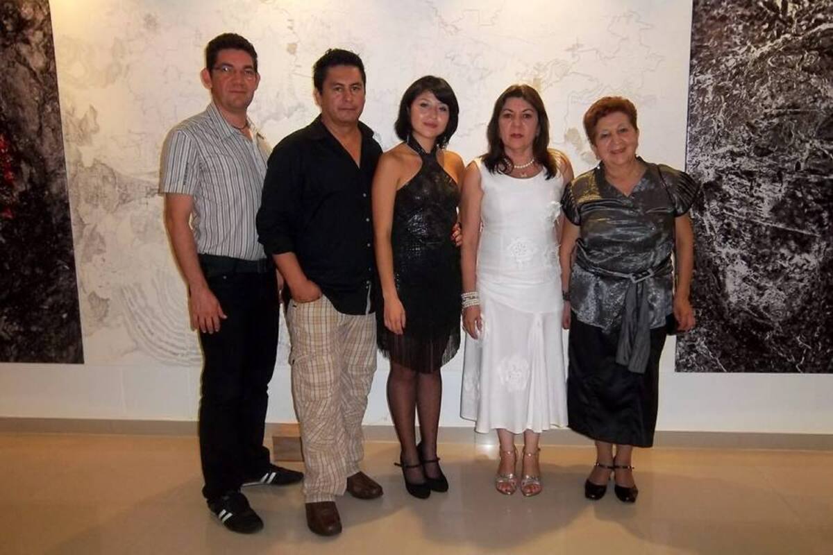 Ciro Miguel Caballero, Germán Toloza, Marcela Landazábal, Amparo Caballero y María Mora. (Foto: Suministrada / VANGUARDIA LIBERAL)