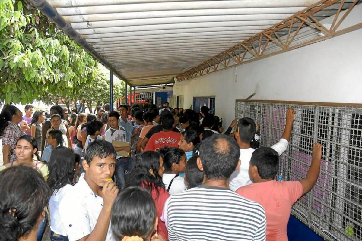 Recursos del Ministerio para educación depende de número de matriculados (Foto: Edgar Pernett/VANGUARDIA LIBERAL)