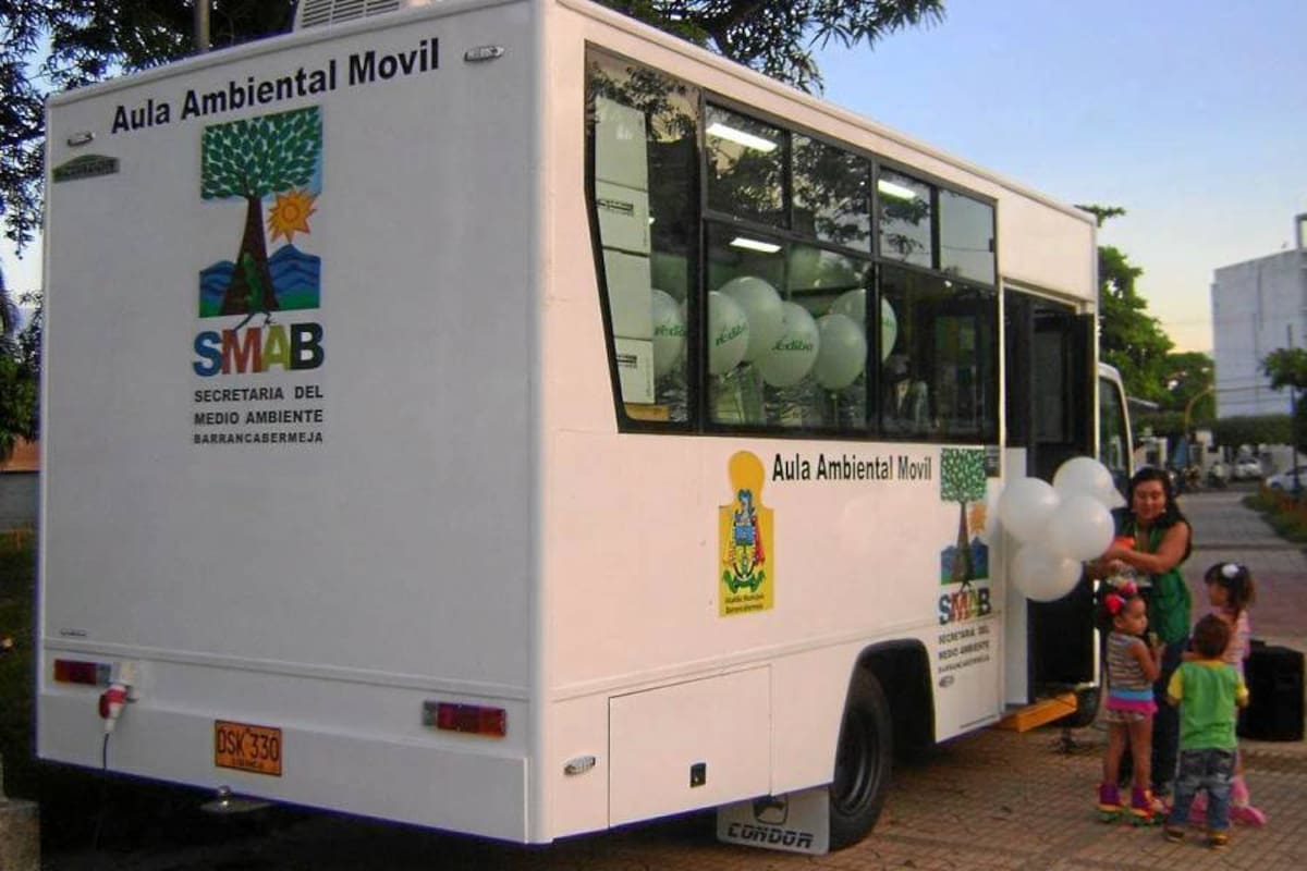 Aula móvil ambiental está disponible para recorrer los colegios porteños (Foto: Suministrada /VANGUARDIA LIBERAL)