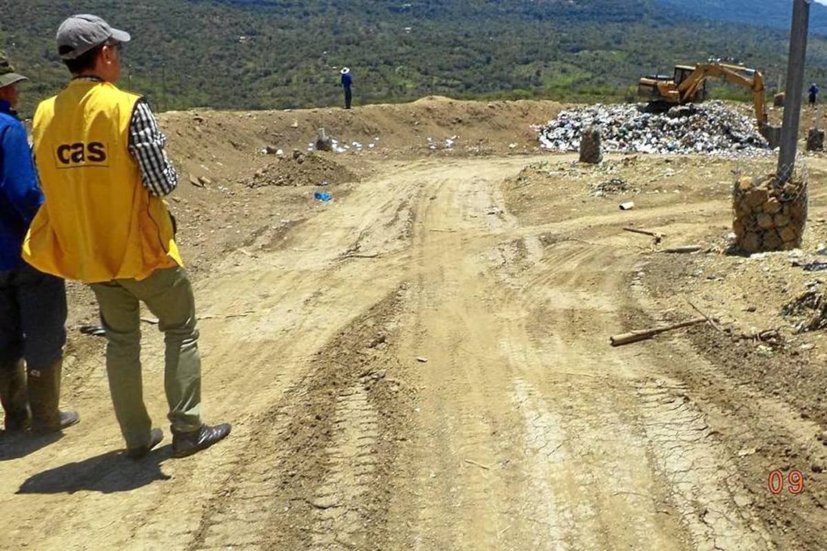 La CAS realiza inspección ocular a rellenos sanitarios (Foto: Suministrada /VANGUARDIA LIBERAL)