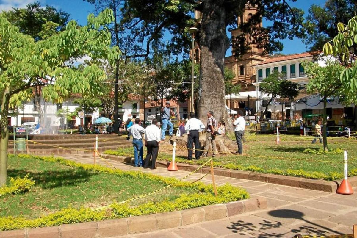 Este es el sitio donde se ubicarán las estatuas que hacen honor al Cacique Guanentá, considerado el soberano del pueblo Guane, que se estableció en la Provincia que lleva su nombre. (Foto: Suministrada/VANGUARDIA LIBERAL)