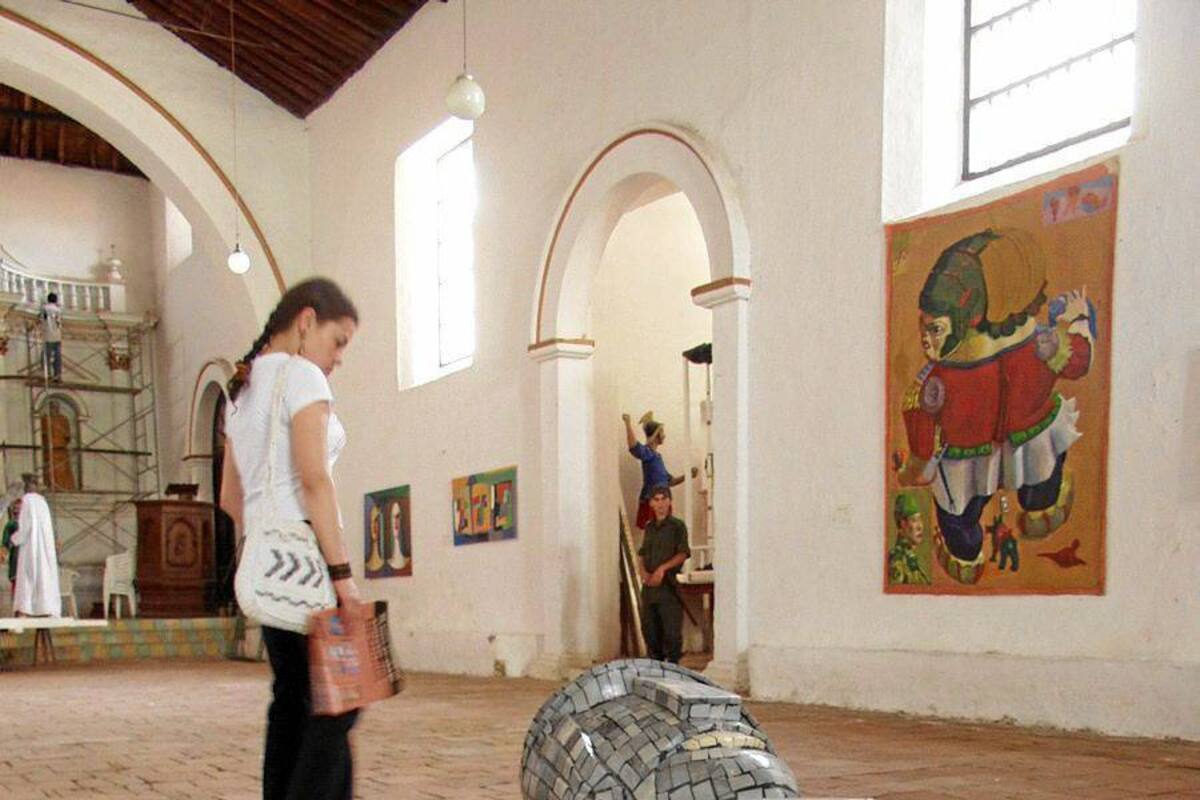 Ayer cerró la muestra pictórica “El arte rinde homenaje a la sabiduría”. (Foto: Archivo/VANGUARDIA LIBERAL)