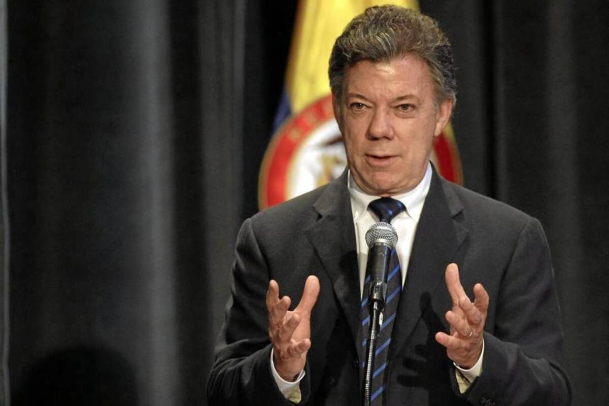 Juan Manuel Santos, presidente de la República
