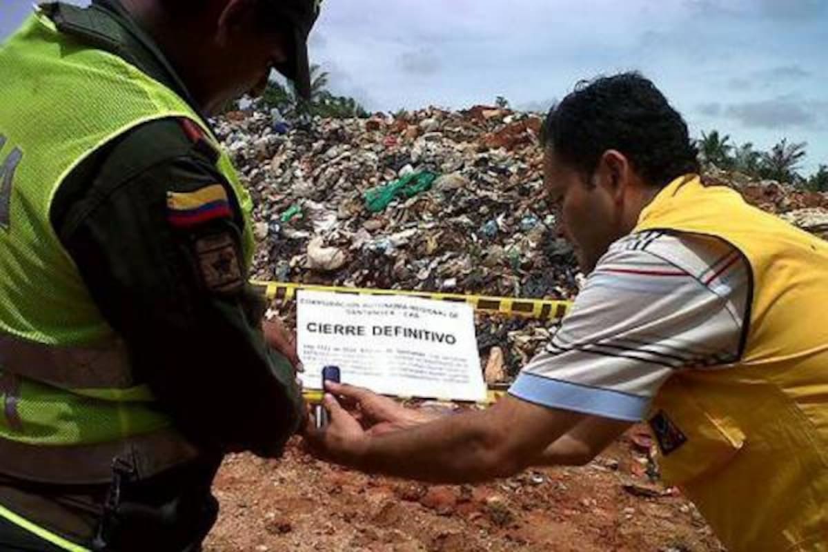 En la actualidad el Municipio de Puerto Wilches deposita los residuos sólidos en el relleno sanitario de Barrancabermeja, mientras adecua un nuevo botadero.(Foto: Archivo/VANGUARDIA LIBERAL)