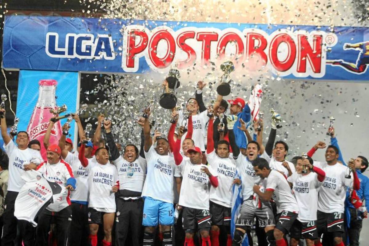 El Junior de Barranquilla, que derrotó en la final de la Liga Postobón II a Once Caldas, jugara la Copa Libertadores 2012 y su intención es mostrar el excelente presente futbolístico. Debutará el 8 de febrero ante un rival aún por definir. (Foto: Archivo / VANGUARDIA LIBERAL )