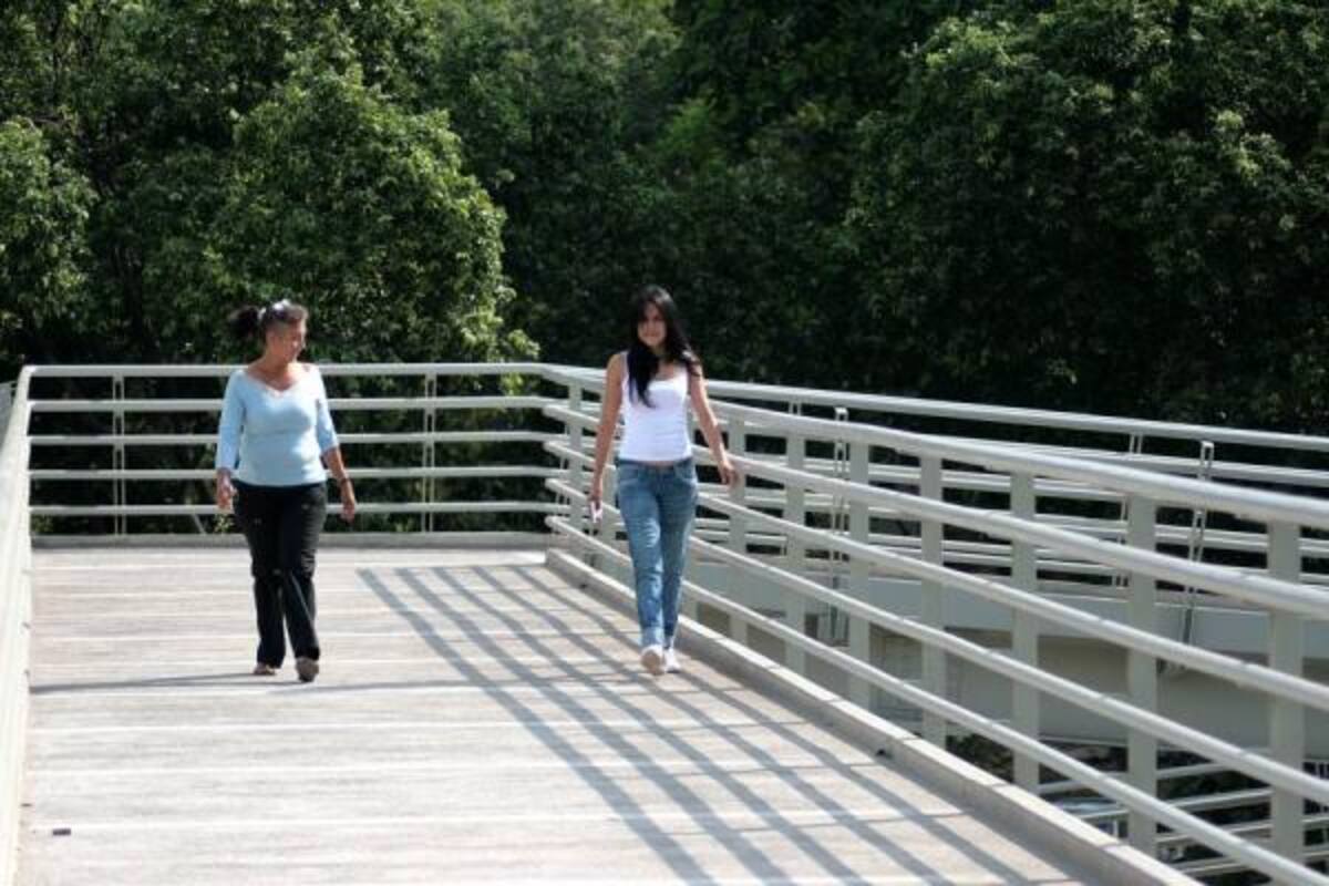 Las personas que no utilicen los puentes peatonales serán sancionadas por las autoridades.