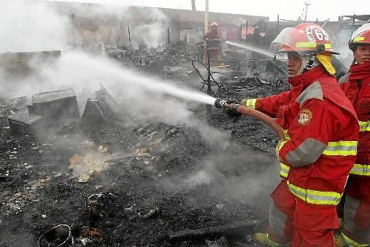 Perú: 26 muertos por incendio en centro de rehabilitación en Lima (Foto: AFP / VANGUARDIA LIBERAL)