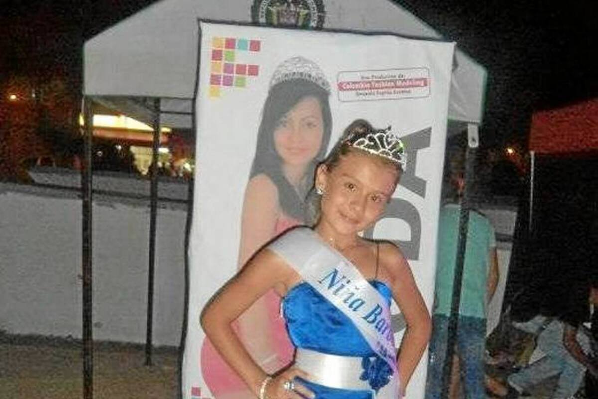 William Sara Michel Sánchez fue elegida por el jurado calificador como la Niña Barbosa 2012-2013. (Foto: Suministrada /VANGUARDIA LIBERAL)