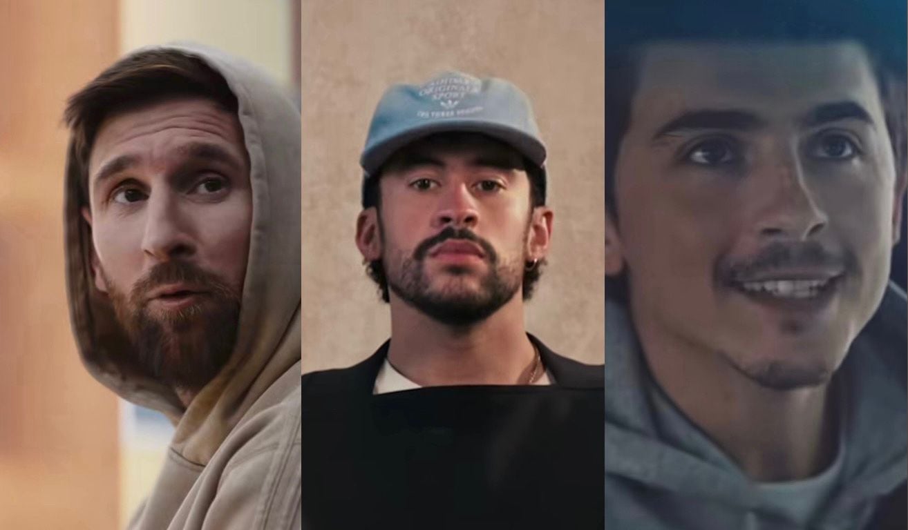 Bad Bunny, Messi y Timothée Chalamet protagonizan campaña global rumbo al Mundial