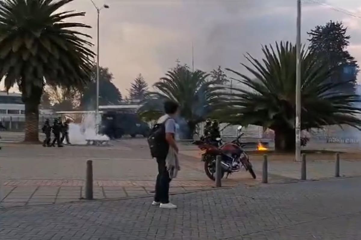 Imágenes de los disturbios. Capture de video en X / VANGUARDIA