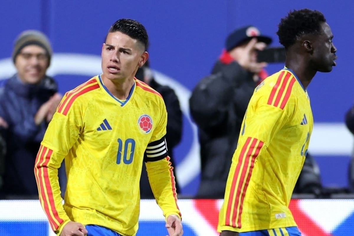 3-0. Colombia vence a Australia con goles de James, Díaz y Lerma para cerrar su 2025. Foto: Conmebol.