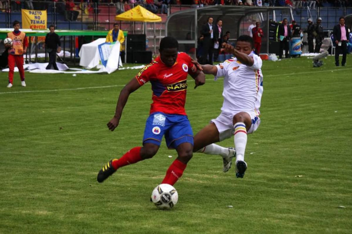 Deportivo Pasto, equipo que recientemente se coronó campeón del Torneo Postobón II tras vencer a Centauros, visitará esta noche a Patriotas en Tunja en el primer duelo de la gran final de la Primera B. (Foto: Archivo / VANGUARDIA LIBERAL)