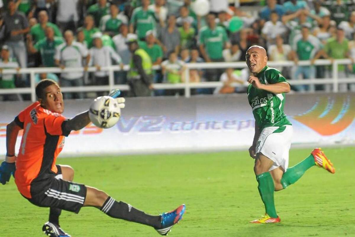 Deportivo Cali sumó una valiosa victoria 3-1 sobre Atlético Nacional en uno de los partidos más atractivos de la primera fecha de la Liga Postobón II. (Foto: Colprensa / VANGUARDIA LIBERAL)