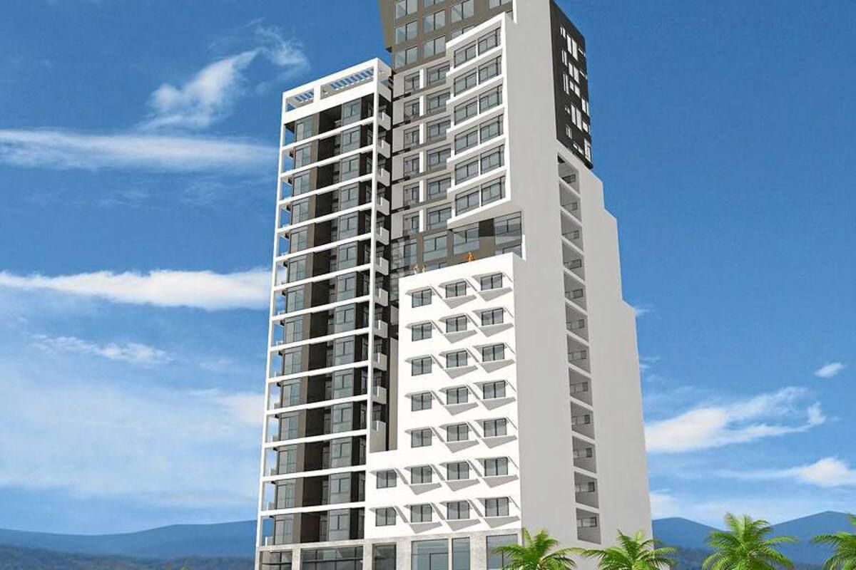 Así lucirá el edificio de 17 pisos que construye la cadena en Bucaramanga, ubicado en la calle 37 No. 24-49 (Foto: Suministrada/VANGUARDIA LIBERAL )