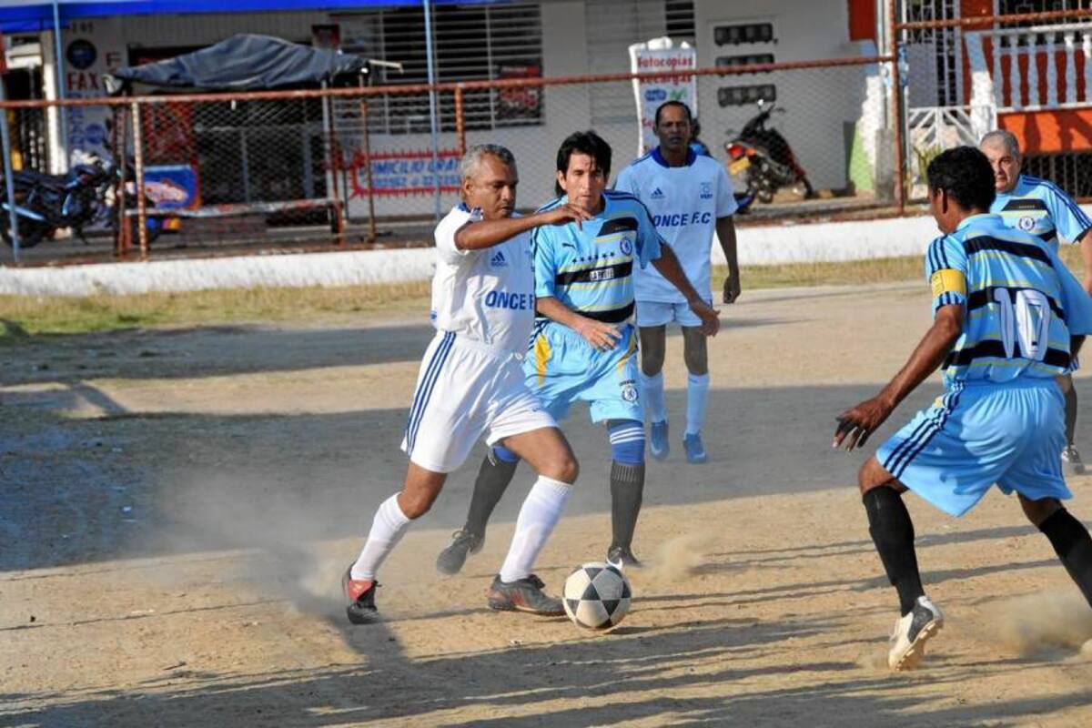 Once F.C. derrotó 4 – 0 en la semifinal a La Profe. (Foto: Ricardo Pérez/VANGUARDIA LIBERAL)