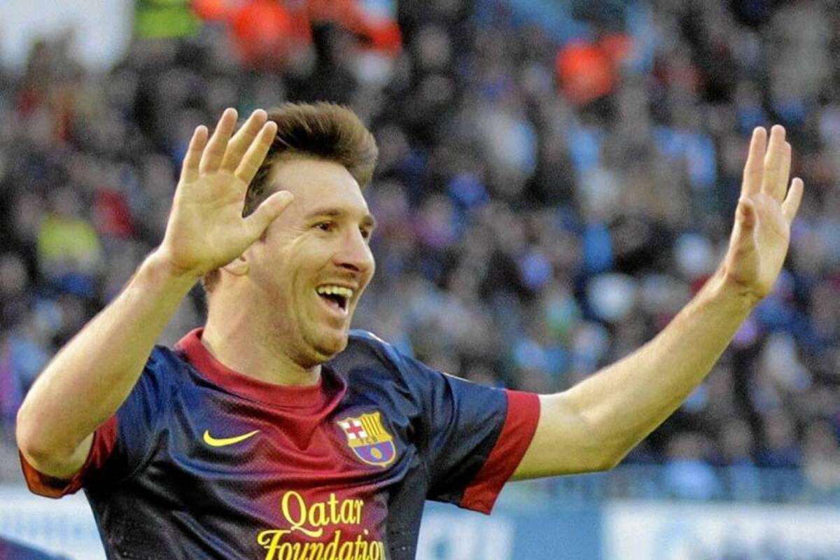 El argentino Lionel Messi sigue acrecentando su leyenda en el fútbol mundial, ayer completó 19 fechas consecutivas marcando en la Liga de España y llegó a 43 anotaciones en lo que va de la temporada 2012 – 2013 del torneo ibérico. (Foto: EFE / VANGUARDIA LIBERAL)