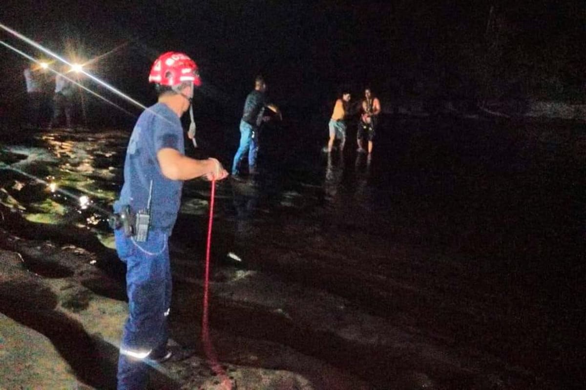 El turista llegó el pasado fin de semana a Barbosa a disfrutar del puente festivo y se lanzó en horas de la noche a un pozo en el sector conocido como Las Lajas. Suministrada / VANGUARDIA