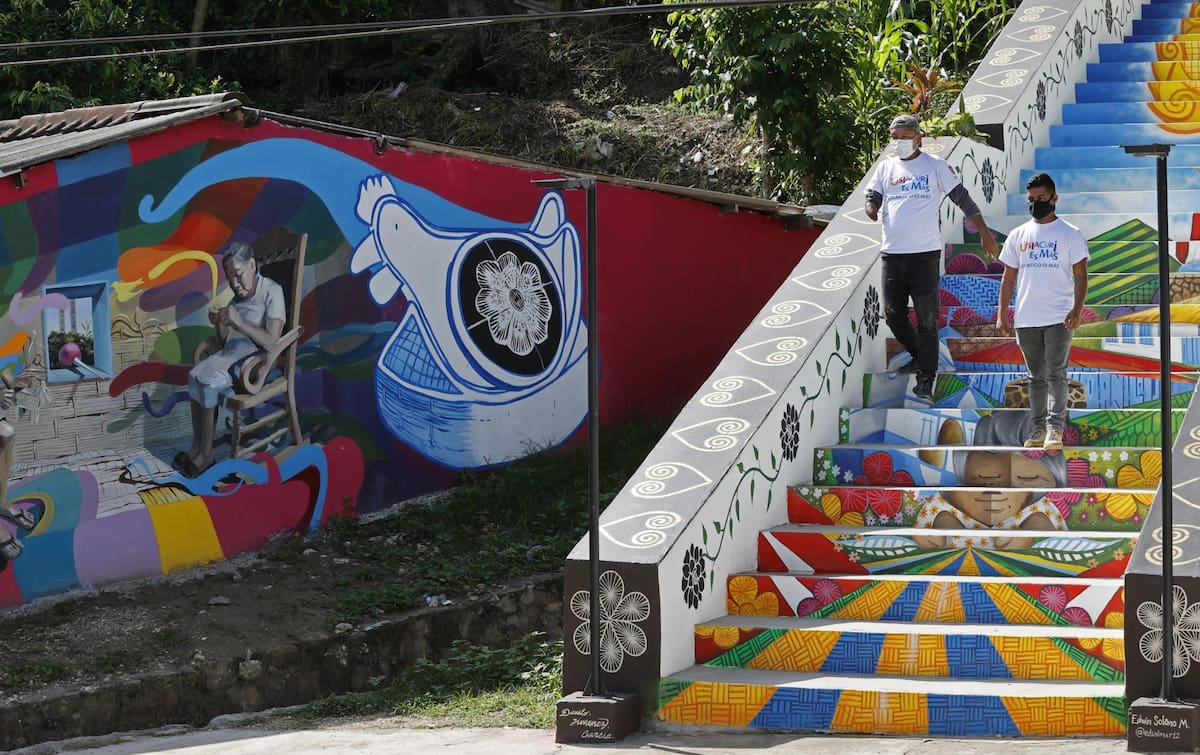 Usiacurí, un colorido lienzo a cielo abierto en el caribe colombiano