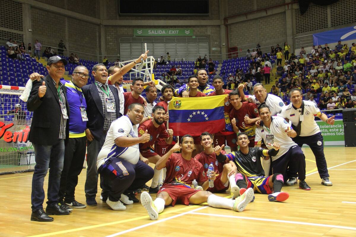 Venezuela quedó tercero en el Mundial de Fútbol de Salón. Foto: Asociación Colombiana de Fútbol de Salón.