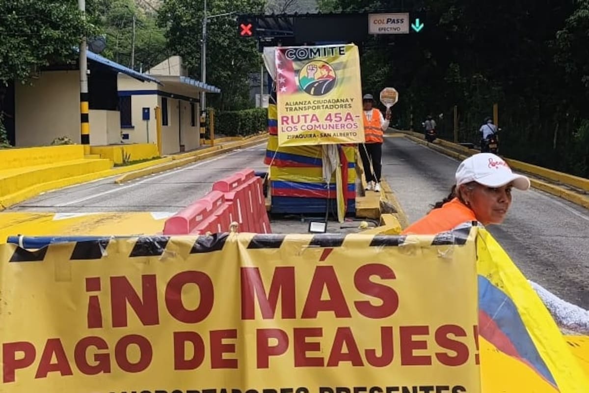 El cobro sigue suspendido en tres peajes entre Bucaramanga y Zipaquirá, y en un cuarto peaje entre San Alberto y Bucaramanga. (Foto: suministrada / VANGUARDIA)