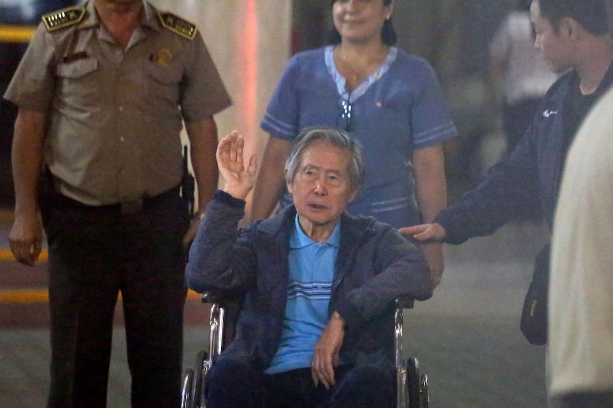 Autoridad penitenciaria dispone la "libertad inmediata" del expresidente Fujimori