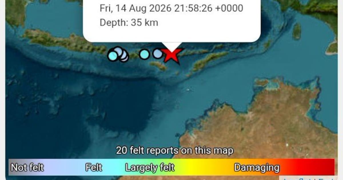 Photo: Vanguardia Potente sismo de magnitud 7,4 sacude Indonesia