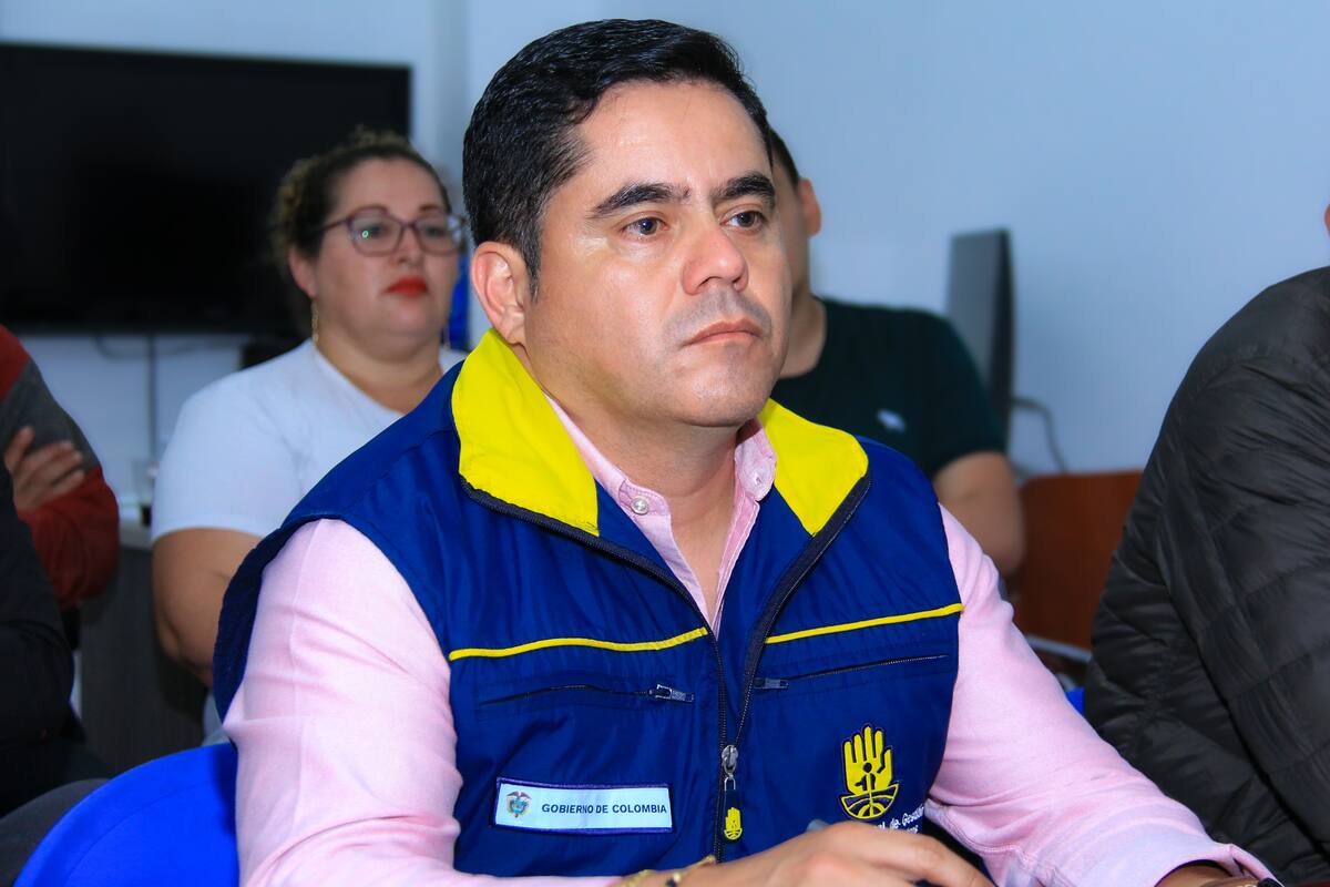 Eduard Sánchez, director de la Oficina departamental de la Gestión del Riesgo de Desastres en Santander.