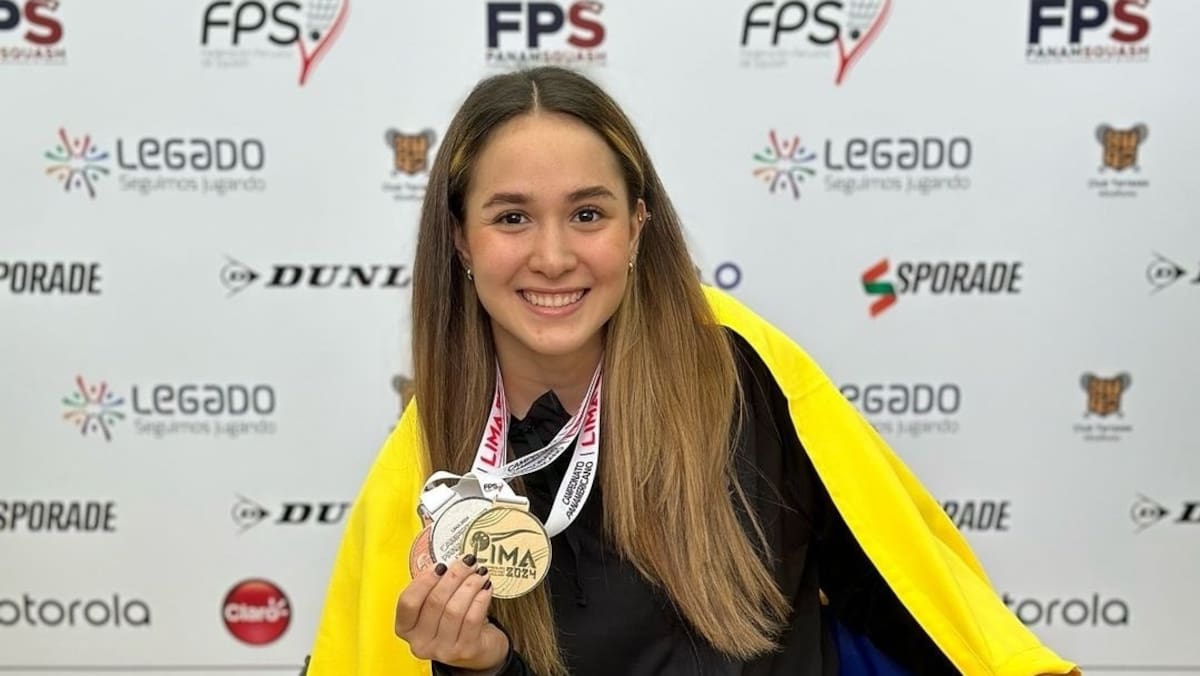 La santandereana Lucía Bautista se coronó subcampeona del Open de Squash Paraguay