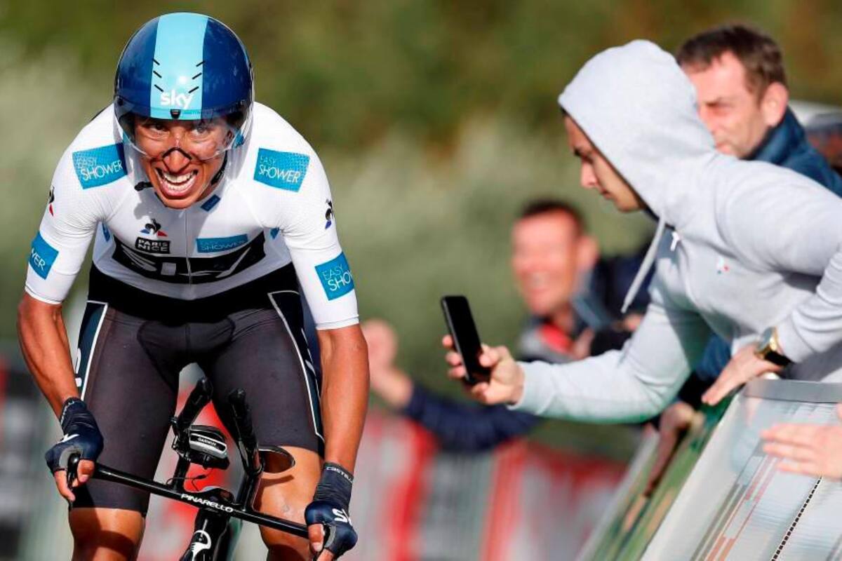 El ciclista belga Thomas De Gendt consiguió el triunfo. Egan Bernal quedó de octavo en esta primera jornada. (Foto: EFE /VANGUARDIA)