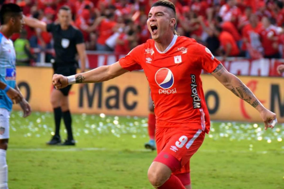 El santandereano Michael Rangel fue el máximo goleador del torneo. Colprensa / El País