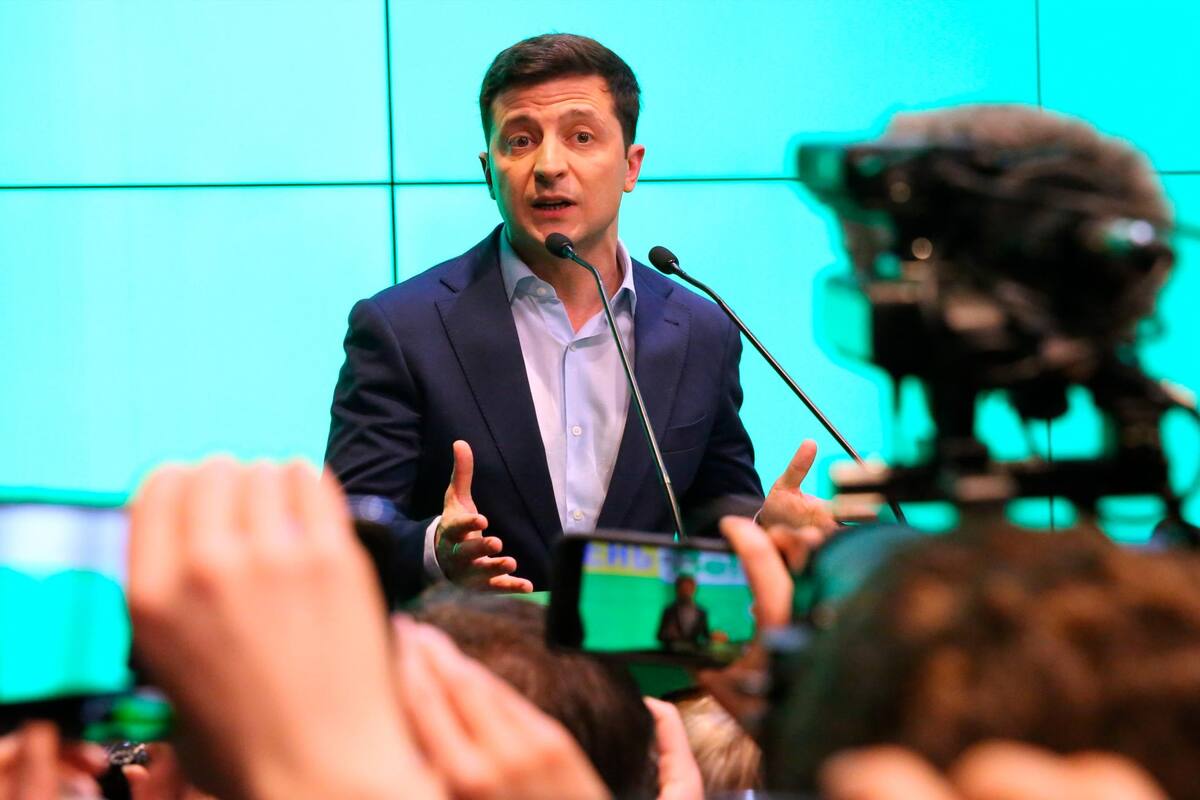 El actor Vladímir Zelenski logró convertirse en el hombre más poderoso de su país gracias a la popularidad de una serie de TV.