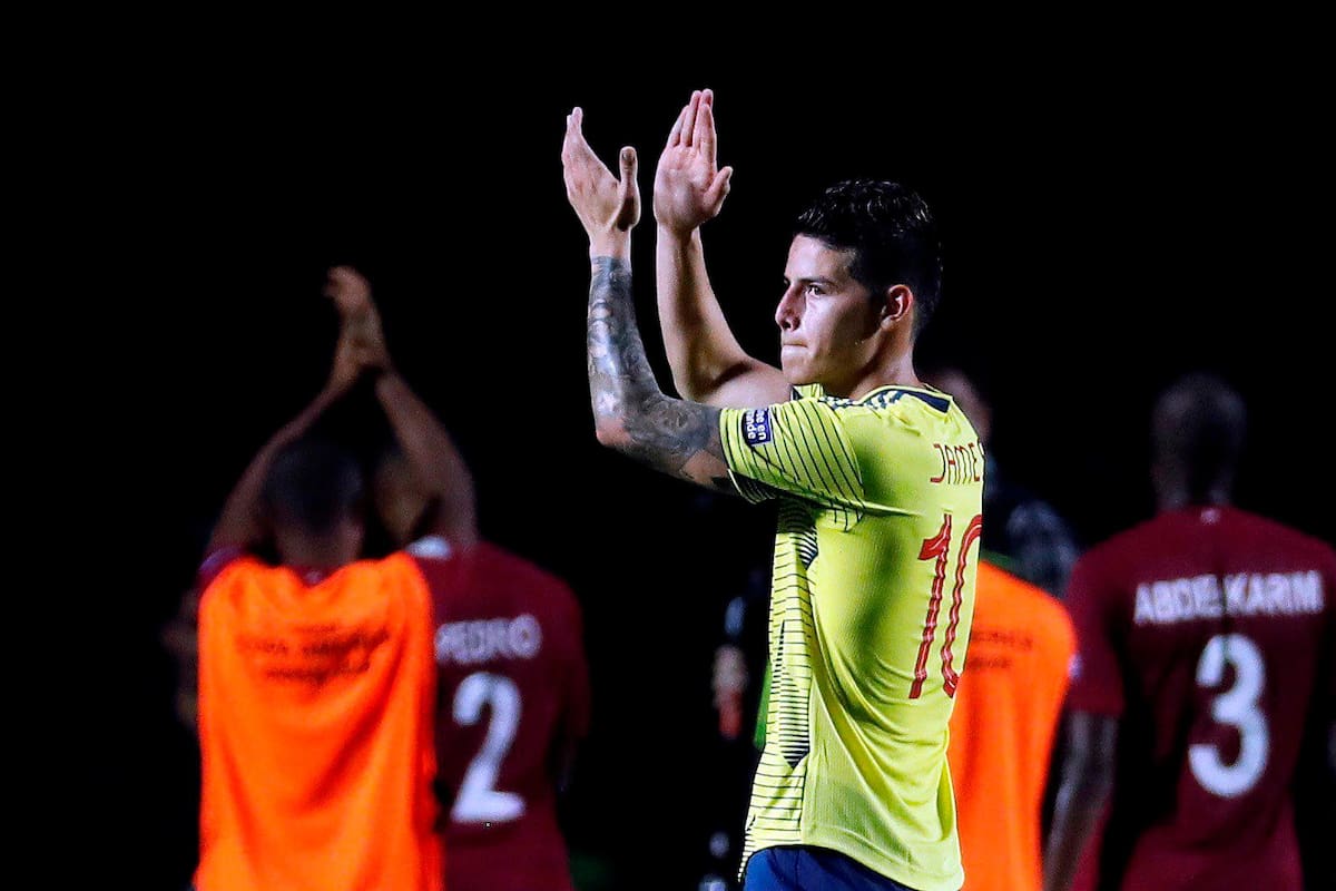 James Rodríguez sigue demostrando que con la Selección Colombia siempre rinde. Foto: EFE