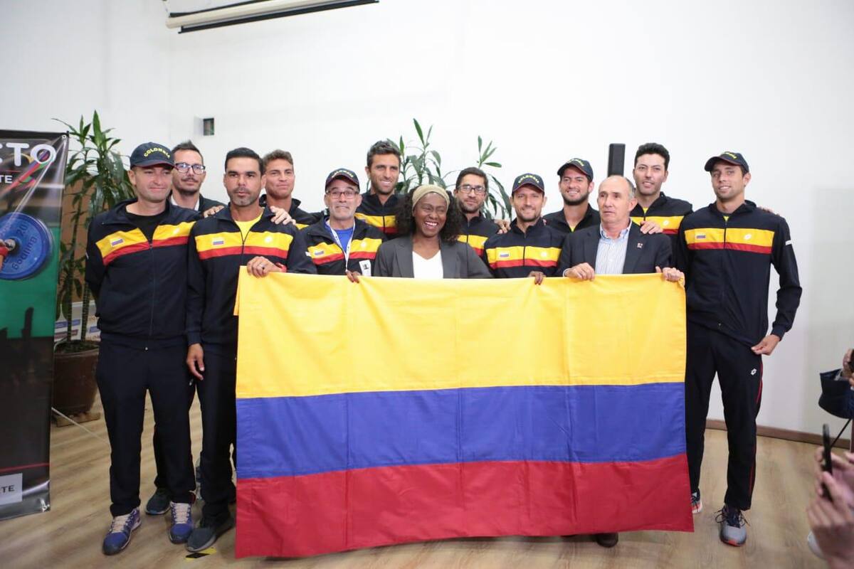 Colombia, con el santandereano Daniel Galán, está lista para la Copa Davis. Suministrada / VANGUARDIA