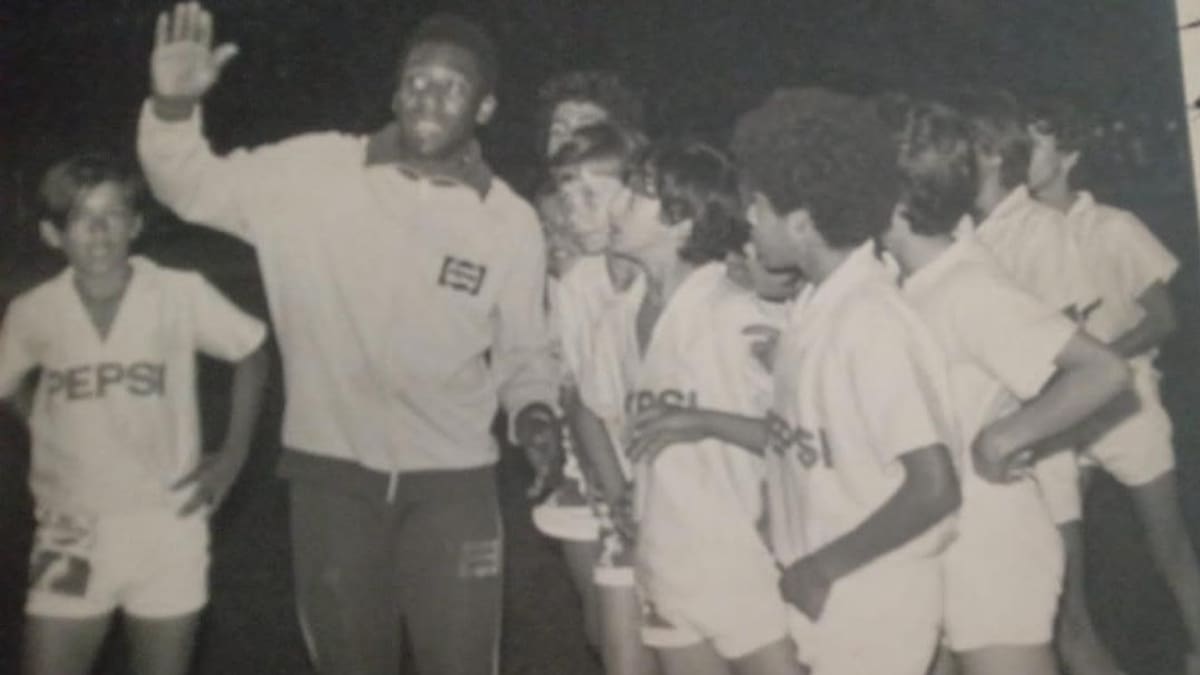 Pelé dejó huella en su paso por Bucaramanga.