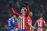 Antoine Griezmann igualó una marca histórica en el Atlético de Madrid