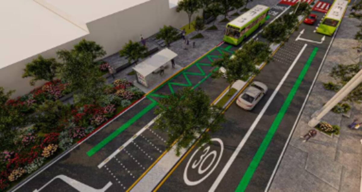 Diseño vial sobre la carrera 33.