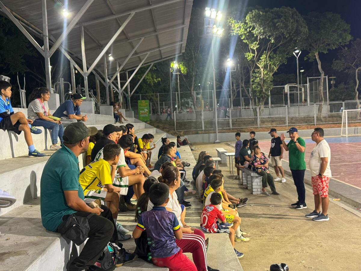 Escuela social y deportiva en el barrio Los Canelos. (Foto: suministrada / VANGUARDIA).