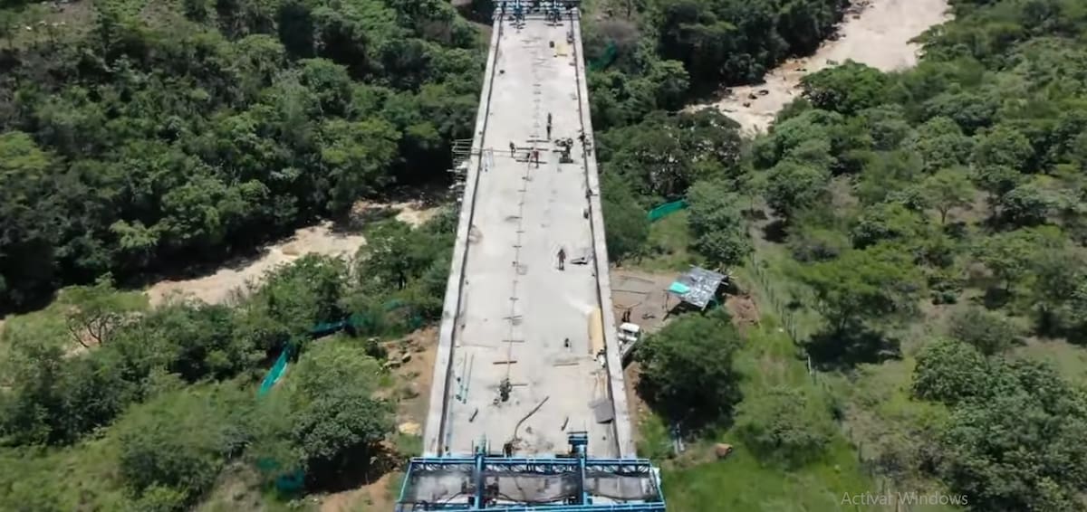 Así avanzan las obras de la Variante de San Gil para el mes de junio de 2024