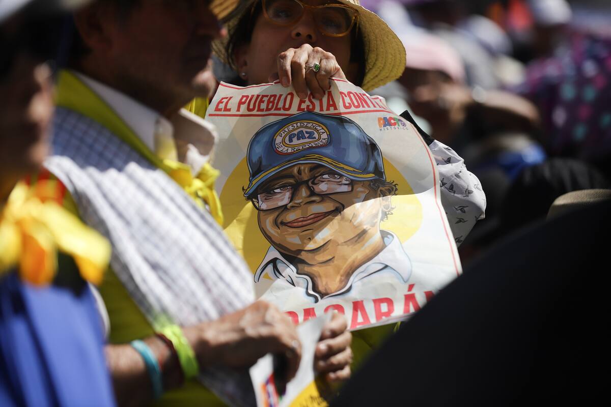 Marcha a favor de las reformas del Gobierno de Gustavo Petro. // Colprensa.