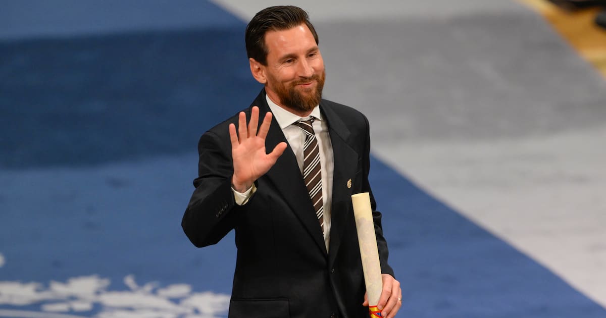 Messi hace historia en los Princesa de Asturias — photo: vanguardia.com