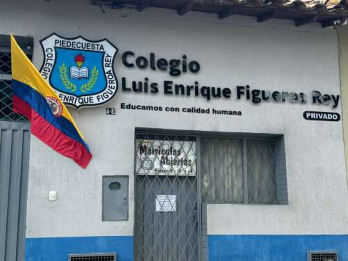 Colegio de Piedecuesta que lleva el nombre de Luis Enrique Figueroa Rey.