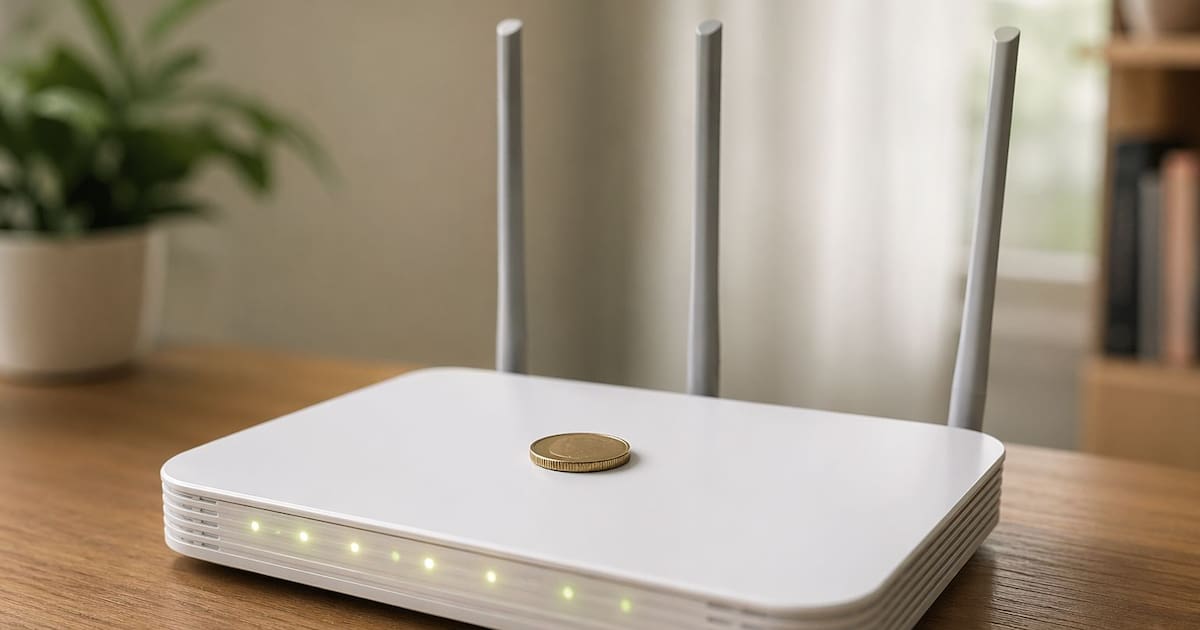 Moneda en el router WiFi: ¿truco casero o mito sin efecto real?