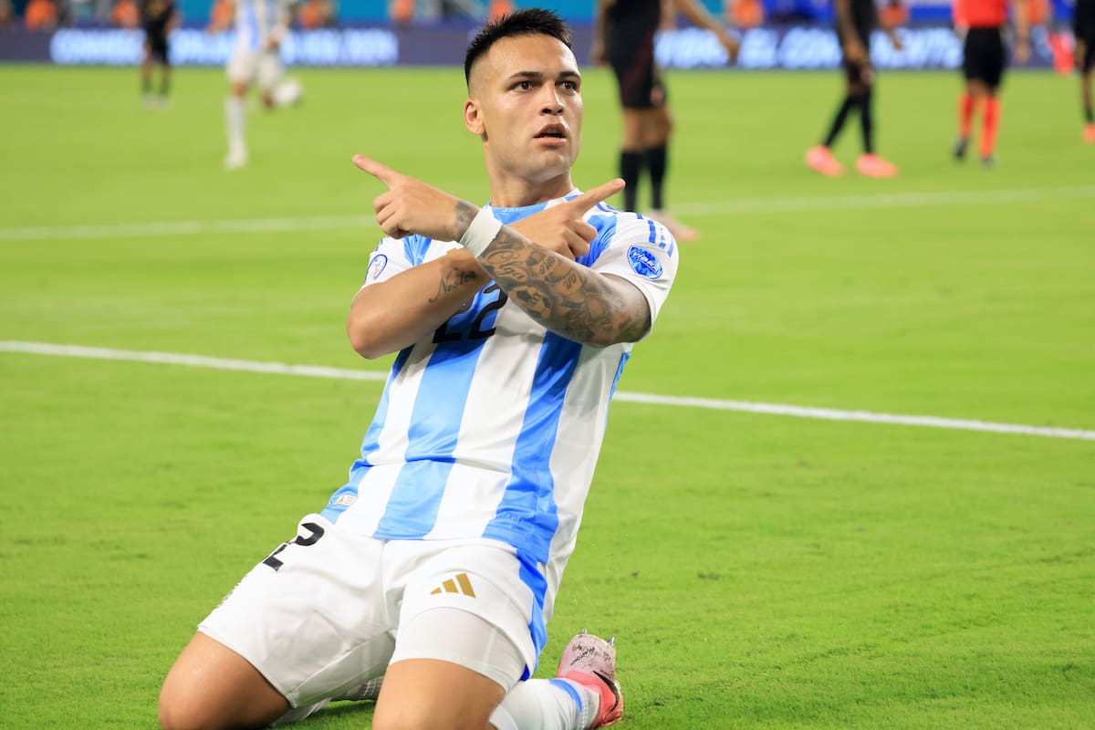 Lautaro Martínez de Argentina en la Copa América 2024. EFE/EPA/CRISTÓBAL HERRERA-ULASHKEVICH