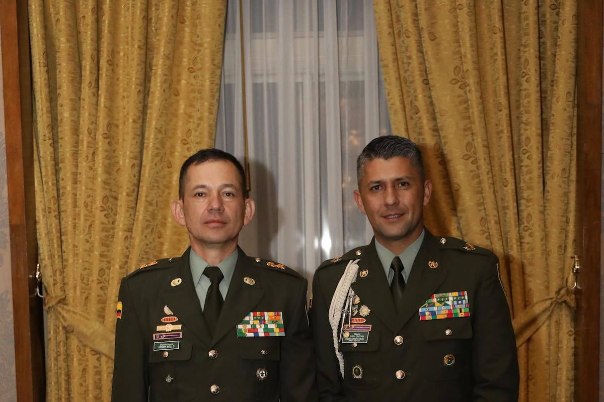 Ceremonia de ascenso del coronel Henry Yesid Bello Cubides
